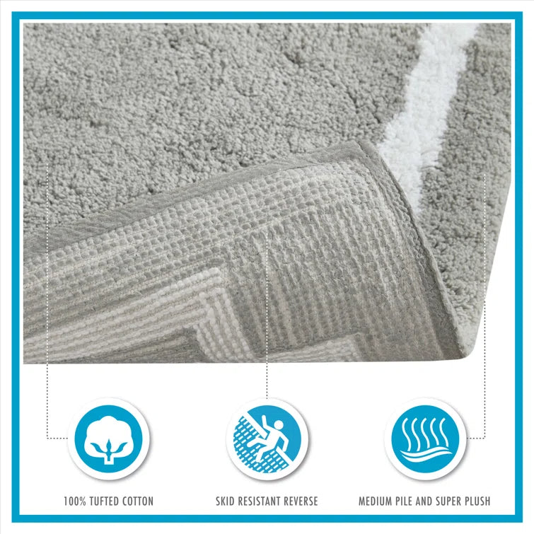 100% Cotton Tufted Bath Rug